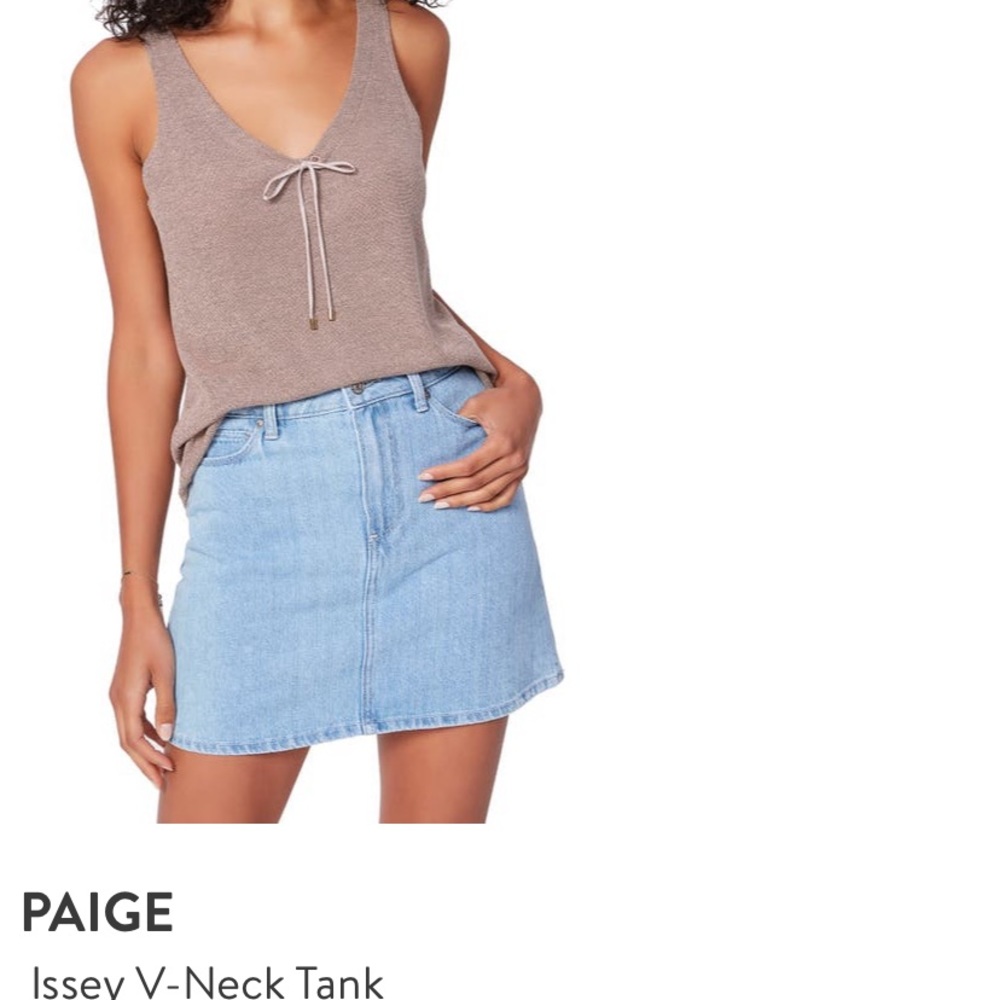 Rose gold tank by Paige